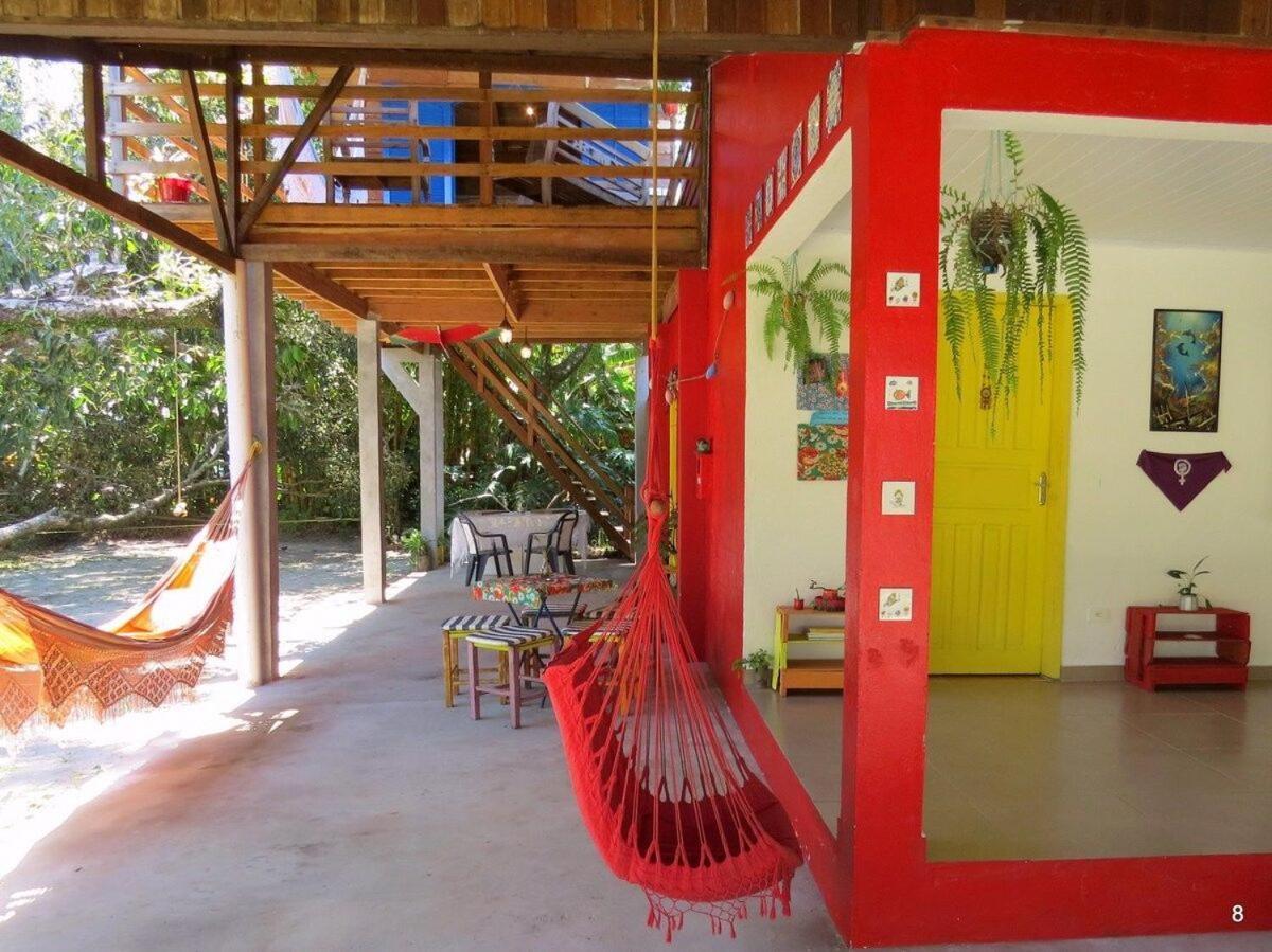 Casa Estilosa E Rustica Com Vista Para O Por Do Sol Da Ilha Do Mel! المظهر الخارجي الصورة