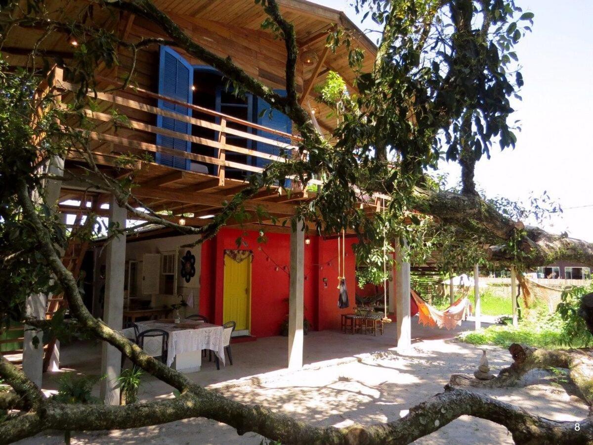 Casa Estilosa E Rustica Com Vista Para O Por Do Sol Da Ilha Do Mel! المظهر الخارجي الصورة