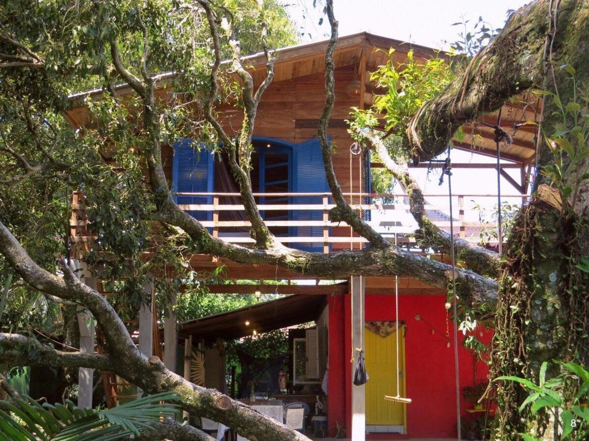 Casa Estilosa E Rustica Com Vista Para O Por Do Sol Da Ilha Do Mel! المظهر الخارجي الصورة