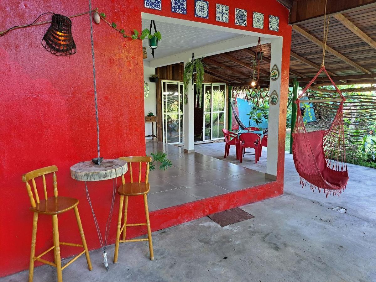 Casa Estilosa E Rustica Com Vista Para O Por Do Sol Da Ilha Do Mel! المظهر الخارجي الصورة