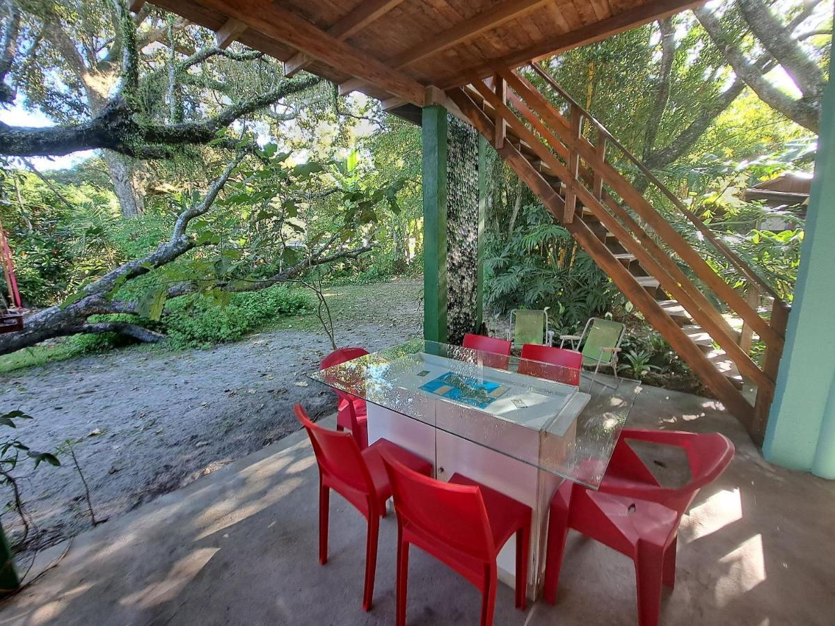 Casa Estilosa E Rustica Com Vista Para O Por Do Sol Da Ilha Do Mel! المظهر الخارجي الصورة